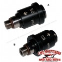 Omniswivel Shutoff Valve 3/8"-24 F to 3/8"-24 M (Reversible Sleeve) 