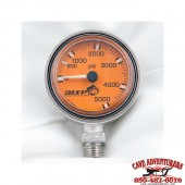 Deep 6 1.5" PSI (Imperial) Brass with Plastic Face SPG - Orange