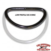 2" Low Profile Travel D-Ring *Stainless Steel*