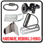 Hardware, Webbing, Orings