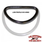2" Low Profile Travel D-Ring *Stainless Steel*