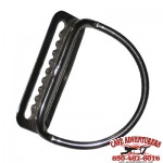 2" Fixed Bent D-Ring *Stainless Steel* 45 Degree